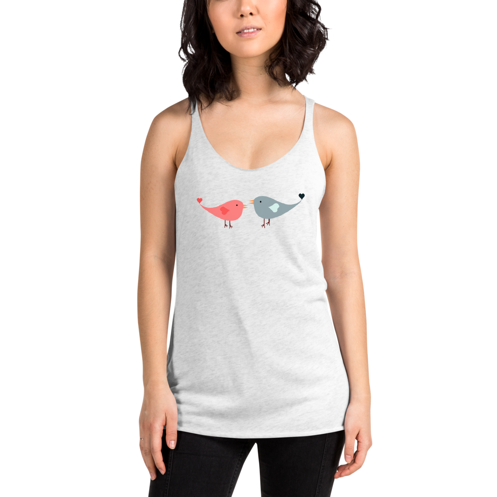 Love Birds Women's Racerback Tank