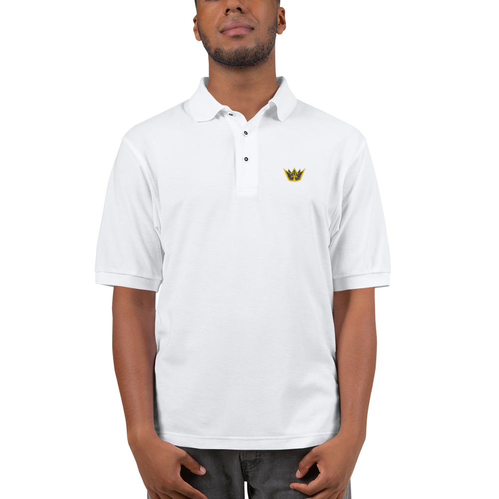 Crowned King Embroidered Polo Shirt