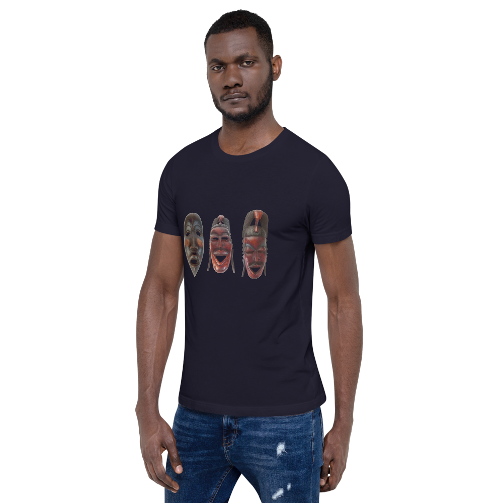 Tribal Masks Short-Sleeve Unisex T-Shirt