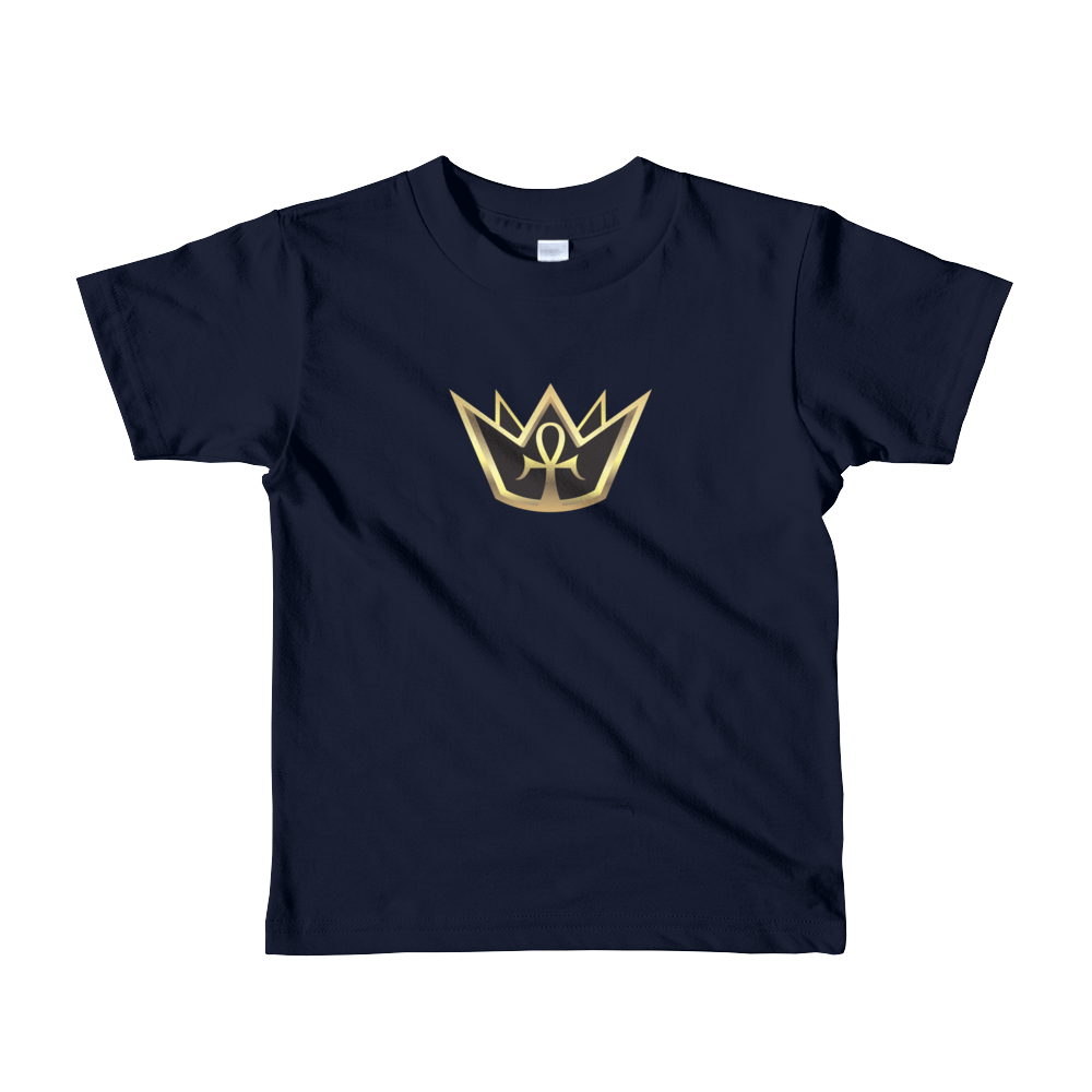 Crowned King Short sleeve kids t-shirt