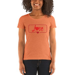 Triple Heart Ladies' short sleeve t-shirt