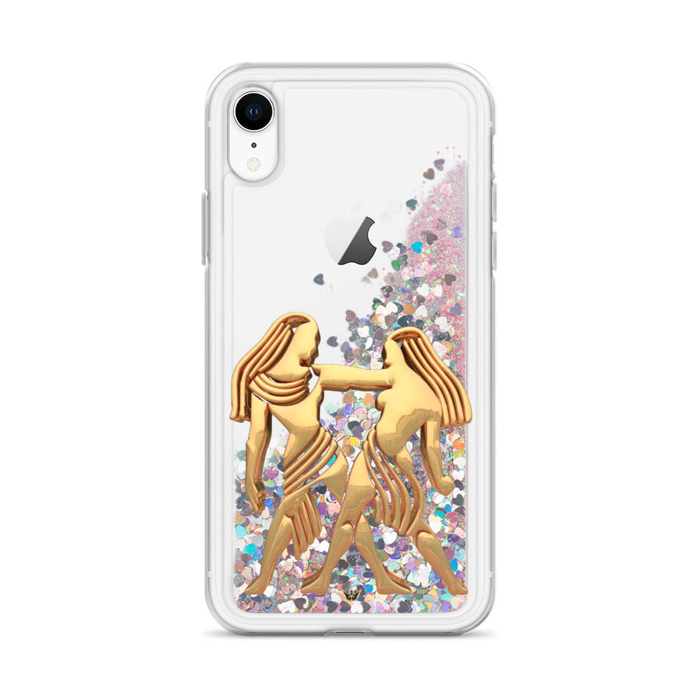 Gemini Liquid Glitter Phone Case