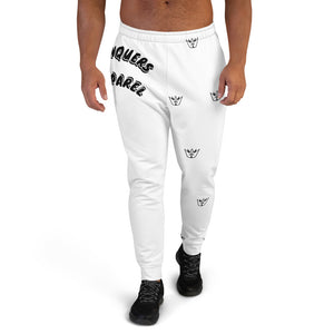 C.A White Multi Crown Joggers