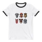 Tribal Mask Ringer T-Shirt