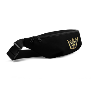 Crowned King Black Fanny Pack