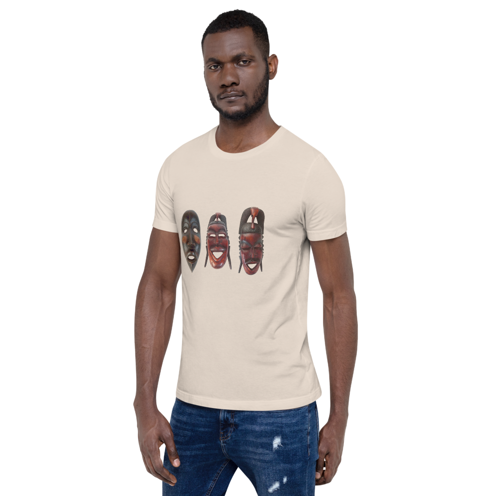 Tribal Masks Short-Sleeve Unisex T-Shirt