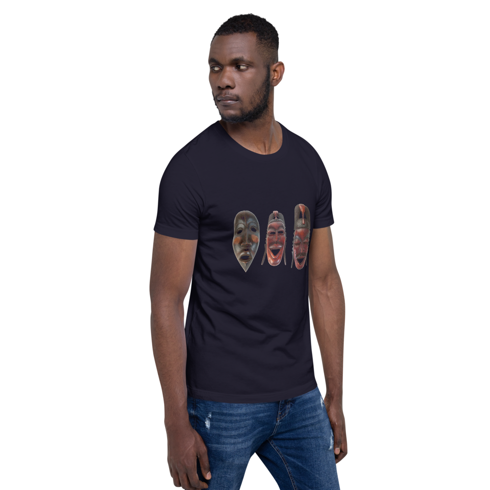 Tribal Masks Short-Sleeve Unisex T-Shirt