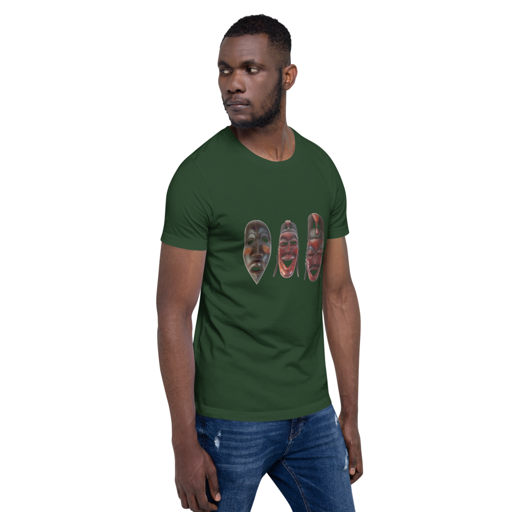 Tribal Masks Short-Sleeve Unisex T-Shirt