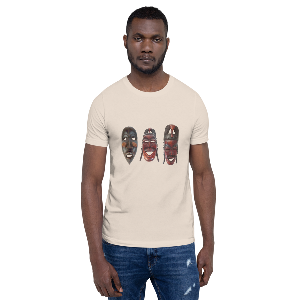 Tribal Masks Short-Sleeve Unisex T-Shirt