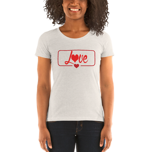 Triple Heart Ladies' short sleeve t-shirt