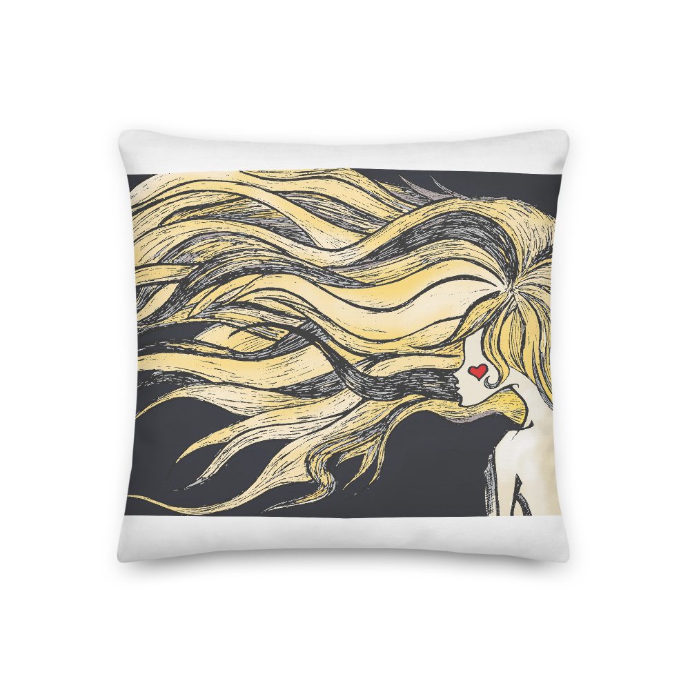 Flowing Heart Premium Pillow