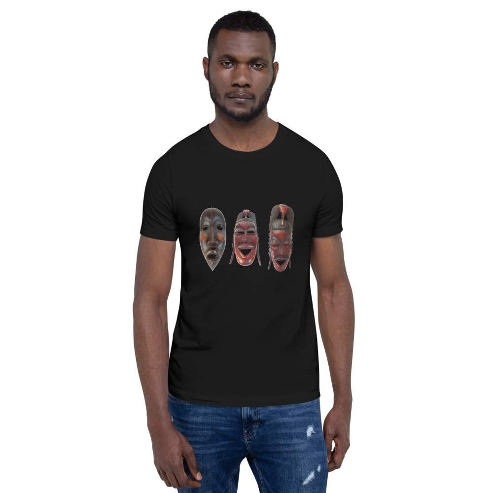 Tribal Masks Short-Sleeve Unisex T-Shirt