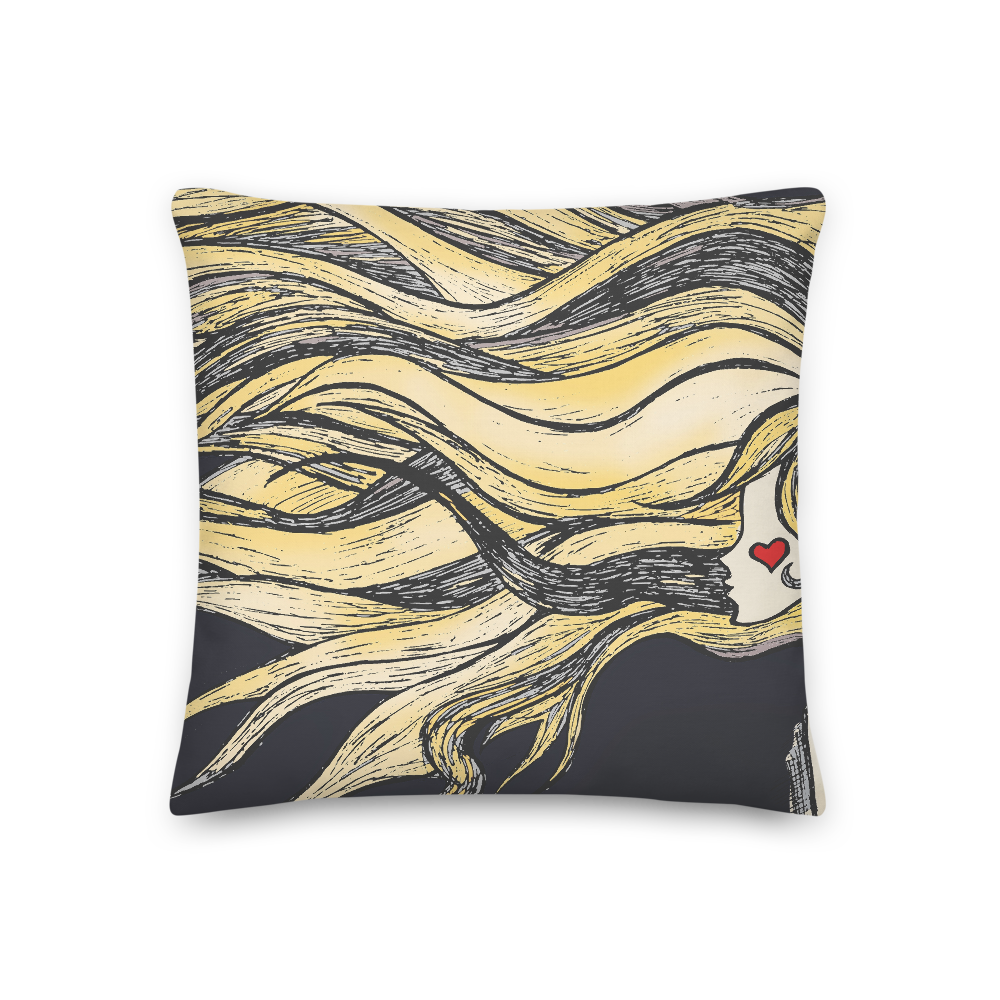 Flowing Heart Premium Pillow