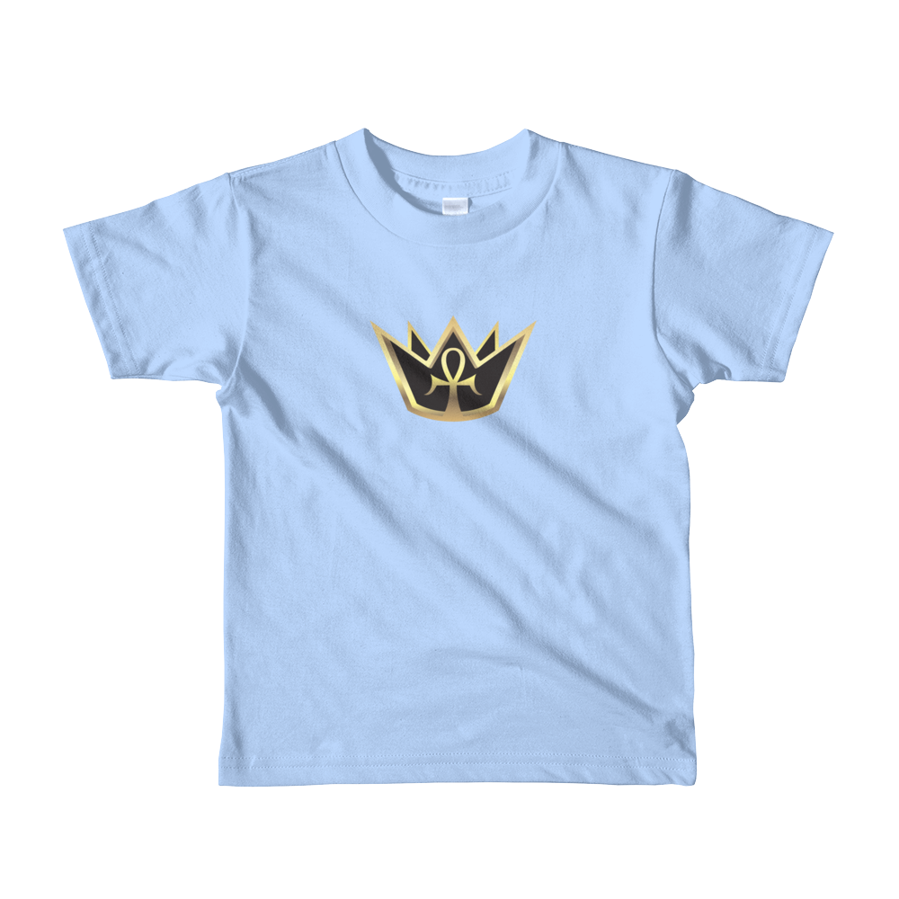 Crowned King Short sleeve kids t-shirt