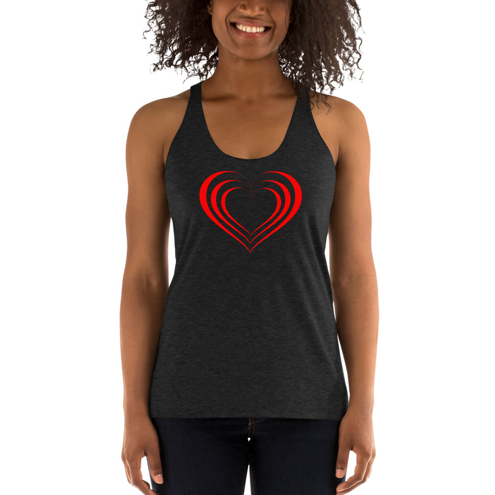 Triple Heart Women's Racerback Tank