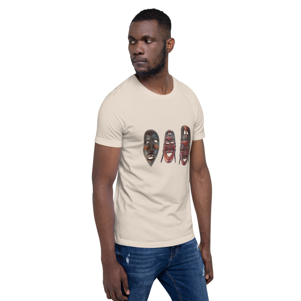 Tribal Masks Short-Sleeve Unisex T-Shirt