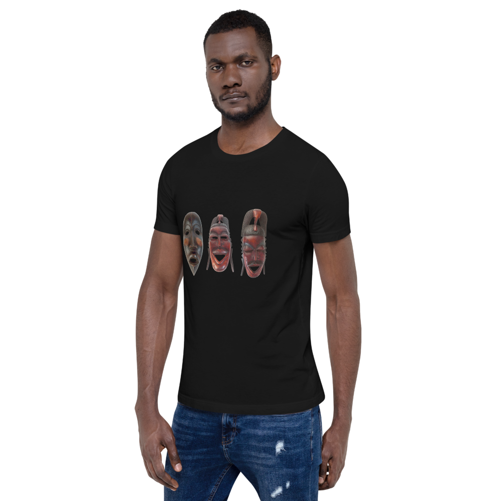 Tribal Masks Short-Sleeve Unisex T-Shirt