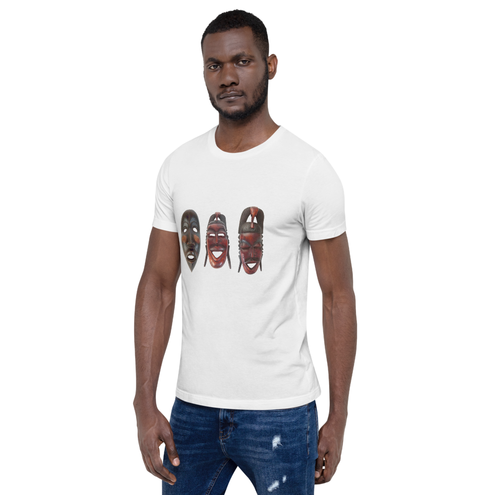 Tribal Masks Short-Sleeve Unisex T-Shirt