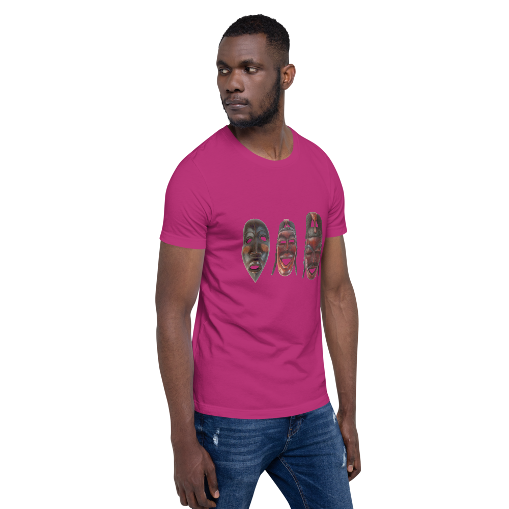 Tribal Masks Short-Sleeve Unisex T-Shirt