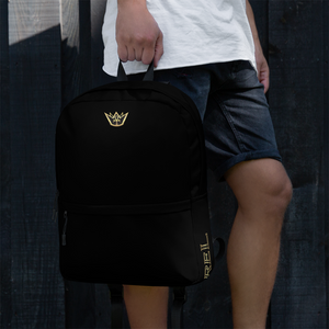 Crowned King Black Backpack