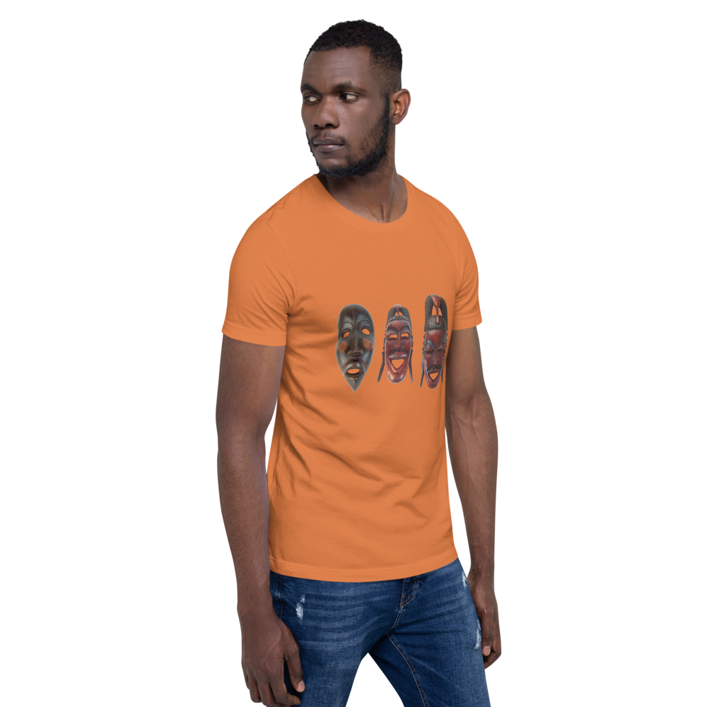 Tribal Masks Short-Sleeve Unisex T-Shirt