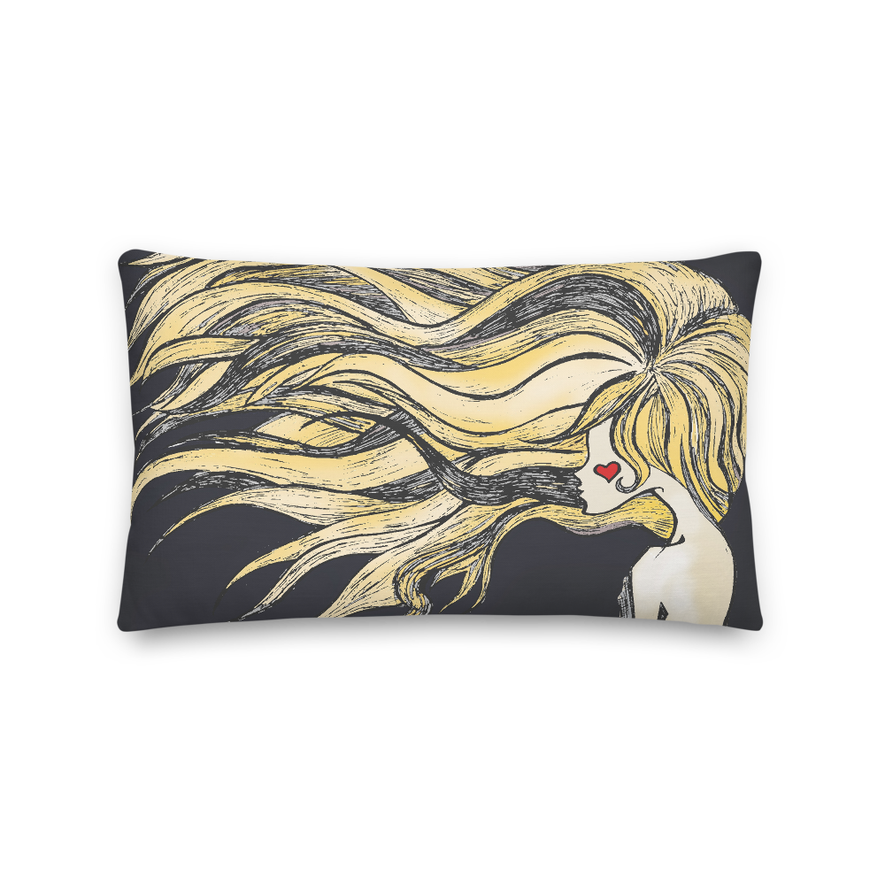 Flowing Heart Premium Pillow