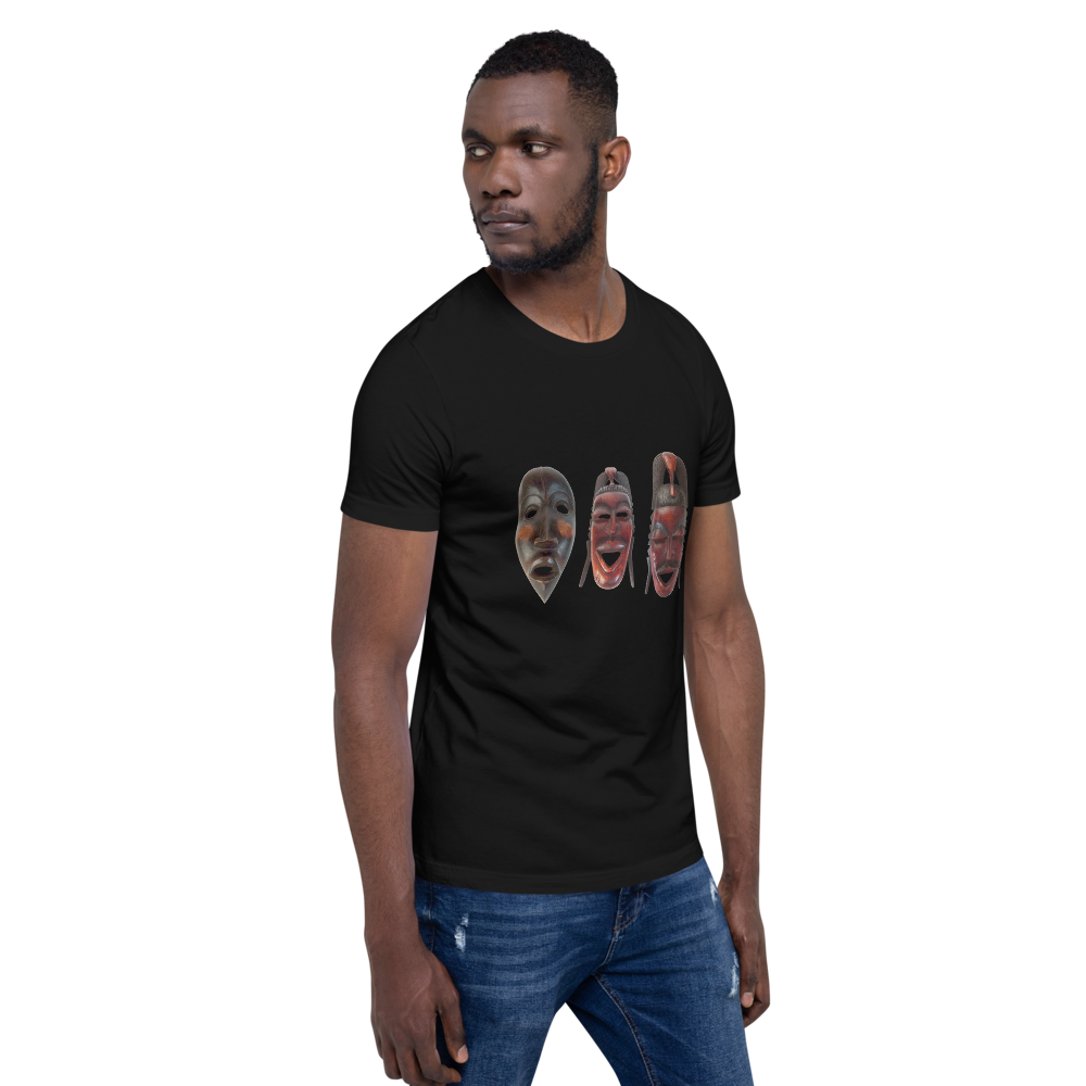 Tribal Masks Short-Sleeve Unisex T-Shirt