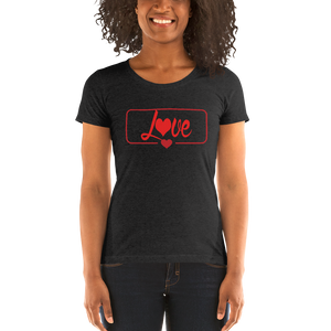 Triple Heart Ladies' short sleeve t-shirt