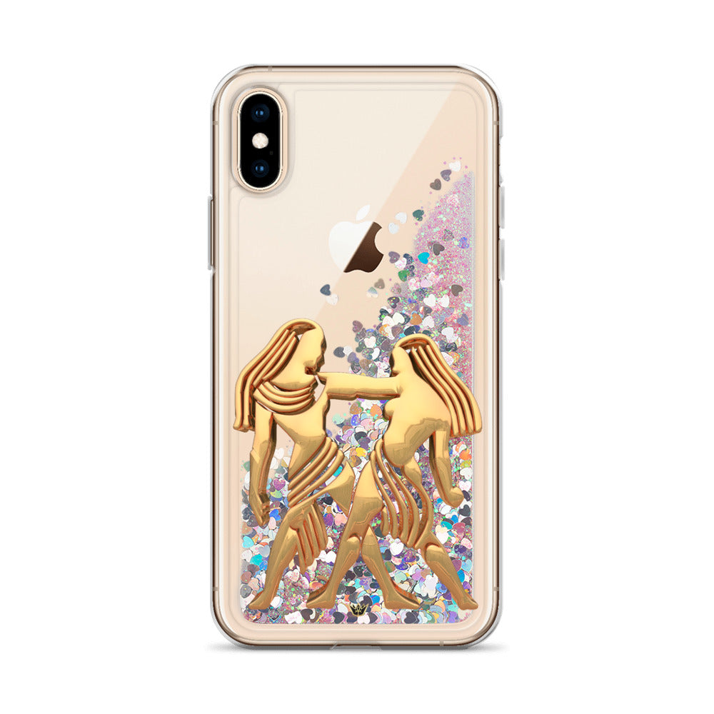 Gemini Liquid Glitter Phone Case