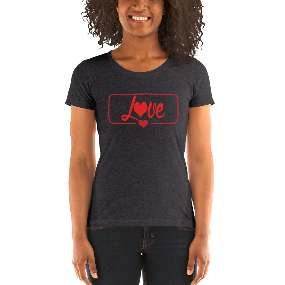 Triple Heart Ladies' short sleeve t-shirt