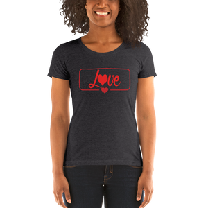 Triple Heart Ladies' short sleeve t-shirt